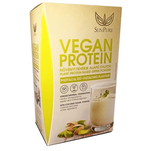 SunPure Vegan Protein 500 g - pisztácia