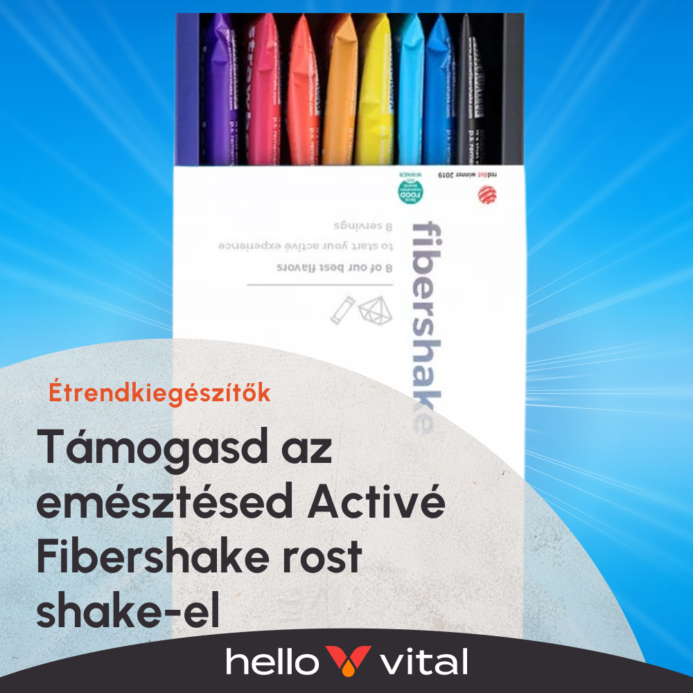 Támogasd az emésztésed Active Fibershake rost shake-el