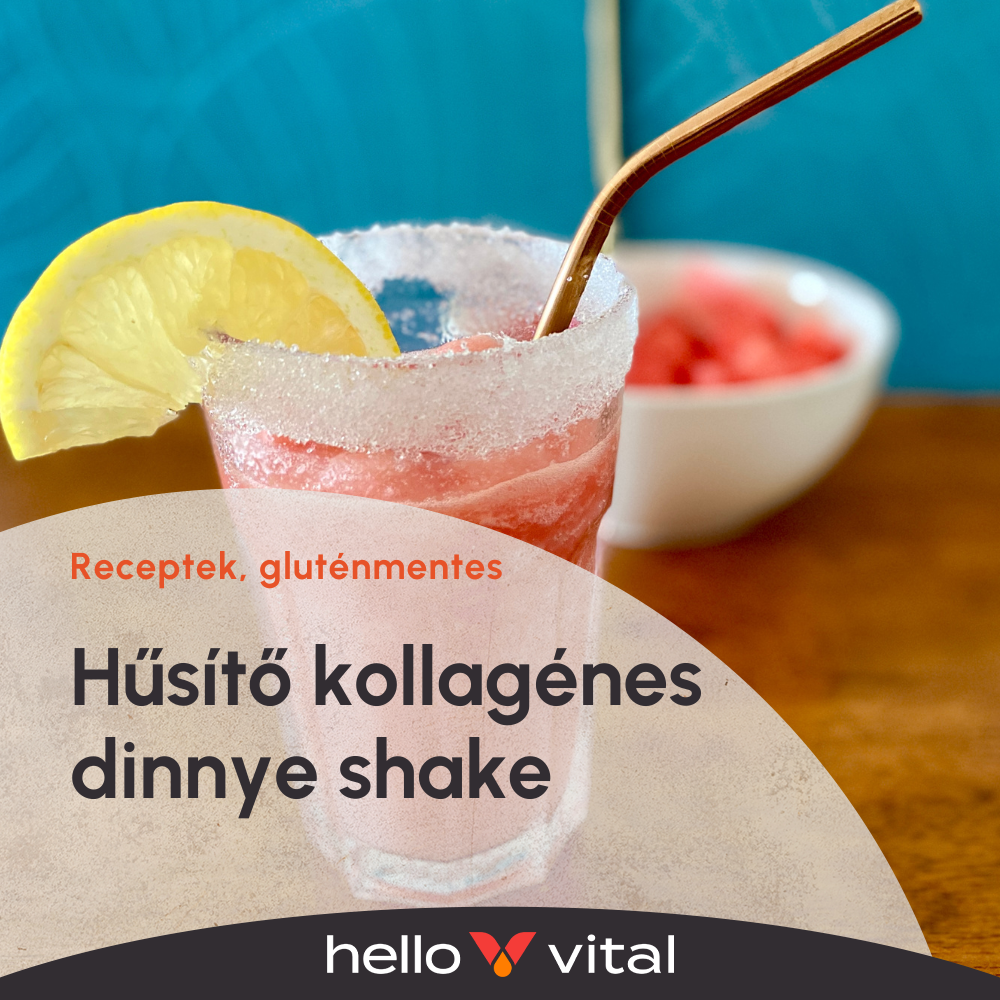 Hűsítő kollagénes dinnye shake