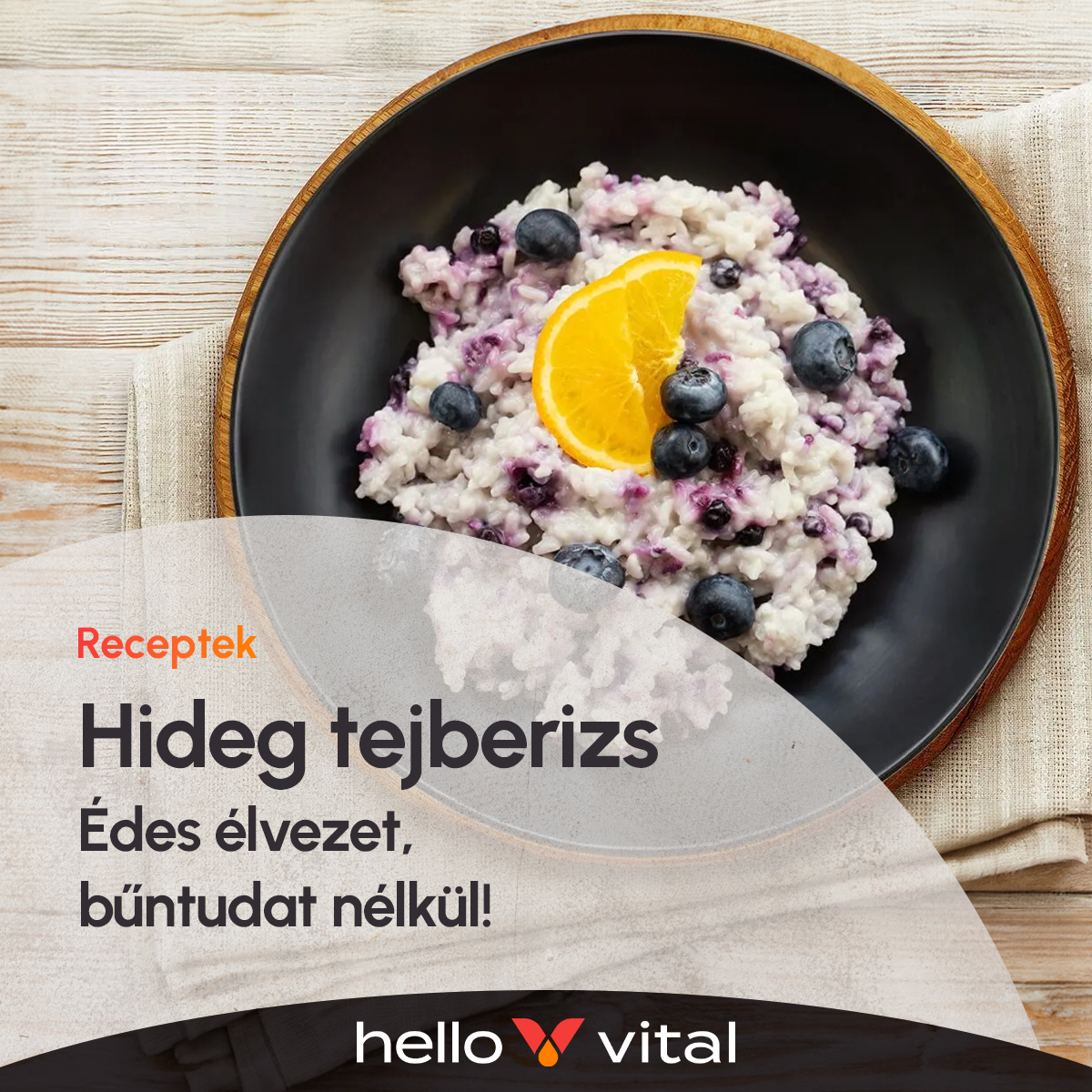 Hideg tejberizs – Édes élvezet, bűntudat nélkül! 