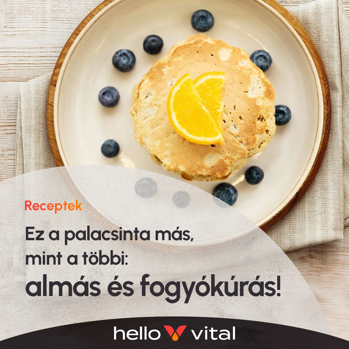 Ez a palacsinta más, mint a többi: almás és fogyókúrás!  