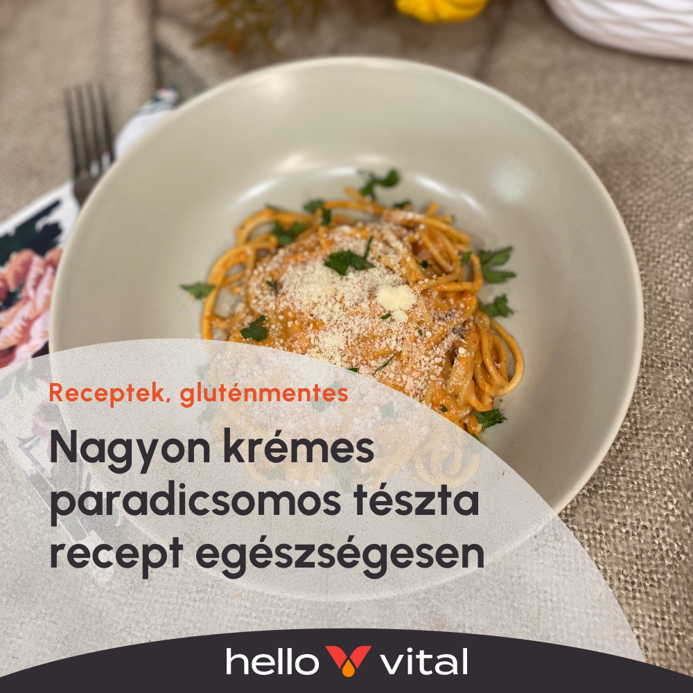 Nagyon krémes paradicsomos tészta recept egészségesen