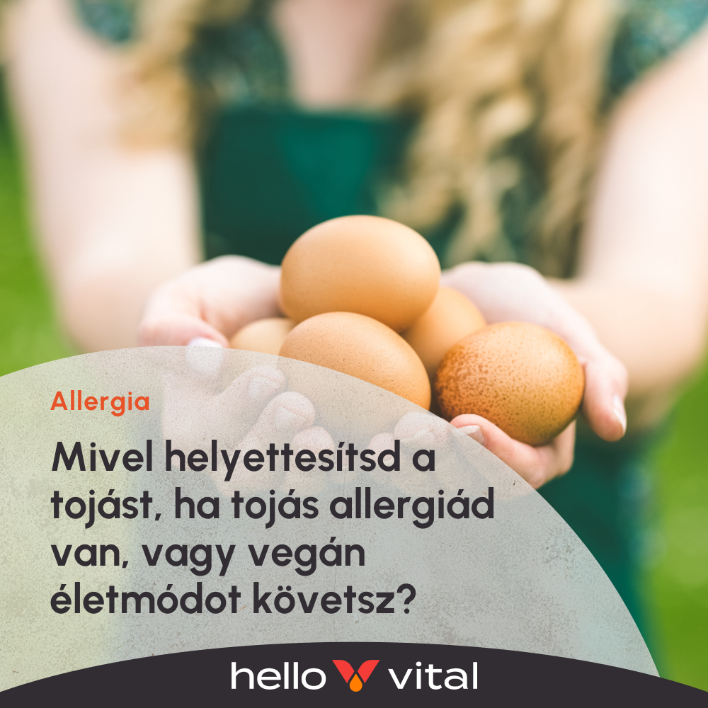 Mivel helyettesítsd a tojást, ha tojás allergiád van, vagy vegán életmódot követsz?